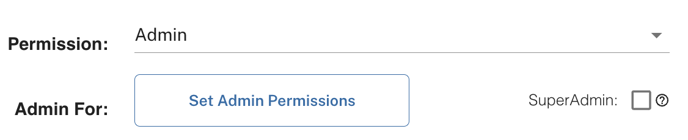 Admin Permissions