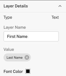 Autofill Layer Details